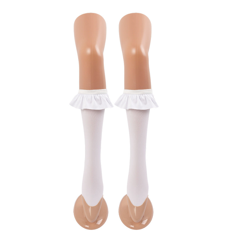 vtuber Akami Karubi Anime Cosplay Maid Dress Set - Perfect for Cosplay Enthusiasts - Halloweez