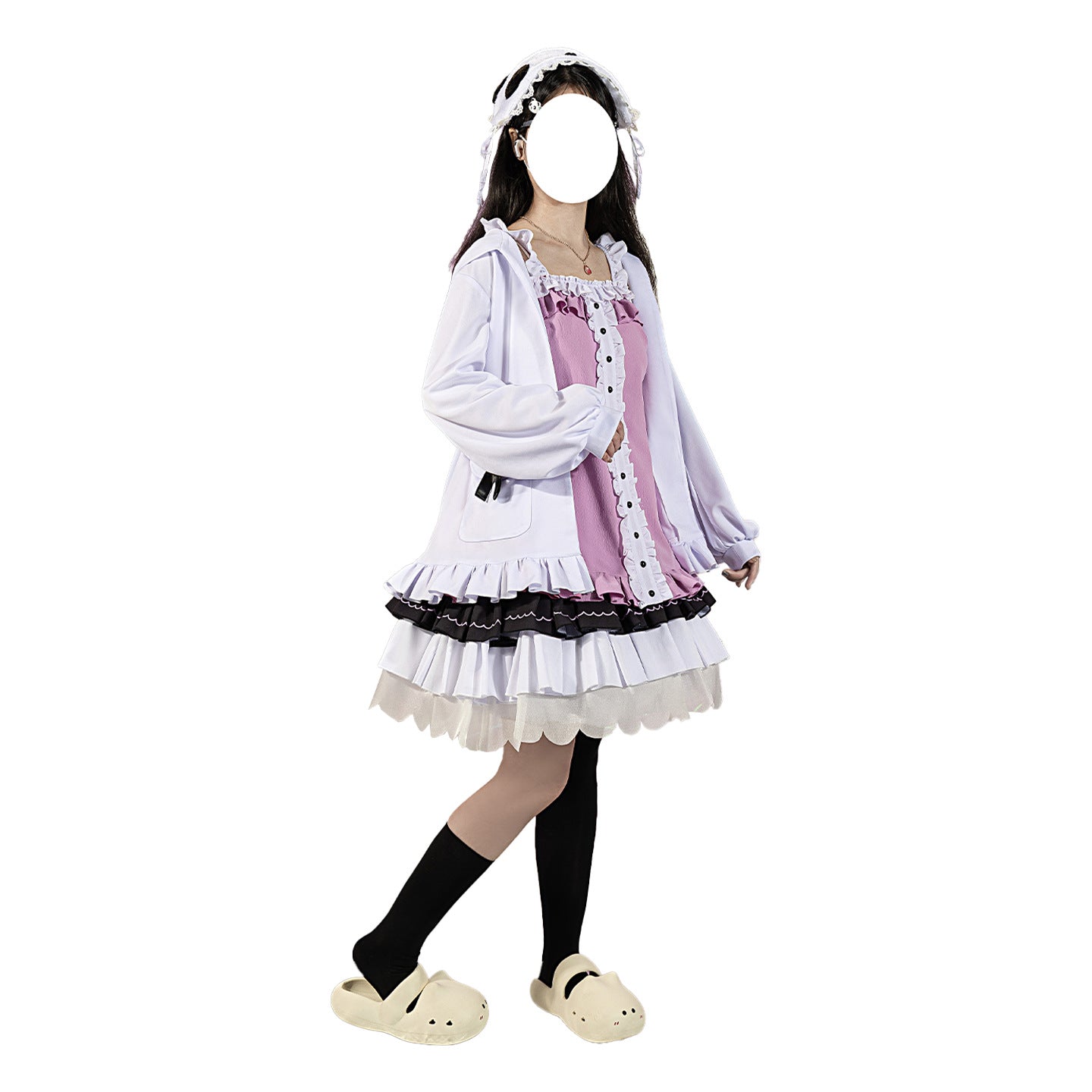 Bangdream mygo Pajama Party Shiina Rikki Cosplay Costume Anime Game Outfit - Halloweez