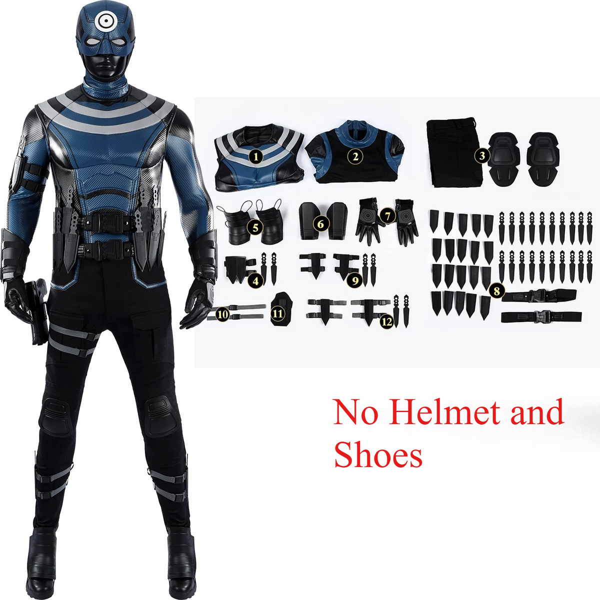 Bullseye Cosplay Costume, Custom‑Made for Halloween & Comic‑Con Events