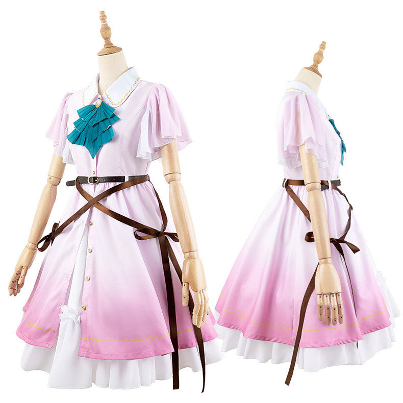 Renozora Girls' Academy Rurino Osawa Fujishima Itsuki Anniversary 2D Anime Costume Set - High Quality Cosplay Outfit - Halloweez