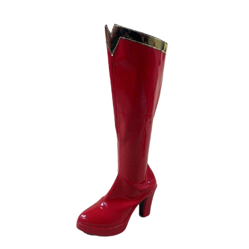 1749 Supergirl Cosplay Shoes for Anime Conventions and Performances - Halloweez