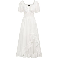 Medieval New Retro Irregular Dress Renaissance Stage Costume Women's Dress