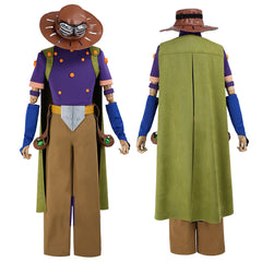 JoJo's Bizarre Adventure: Steel Ball Run Gyro Zeppeli Cosplay Costume Full Set Outfit - Halloweez