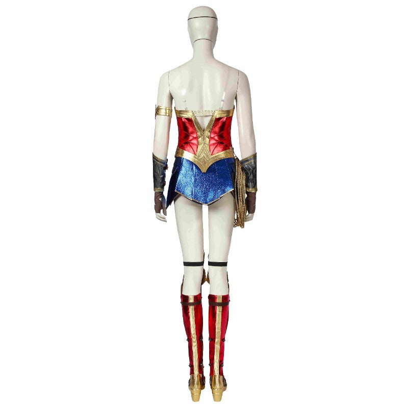 Halloweez Wonder Woman Diana Prince Cosplay Jumpsuit for Women - Perfect Halloween Costume