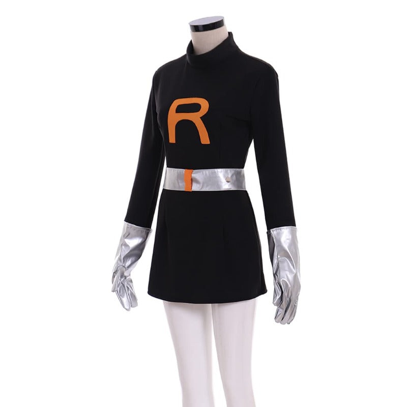 Disfraz de Grunt del Equipo Rocket para Halloween para hombre: destaca como un villano de Pokémon