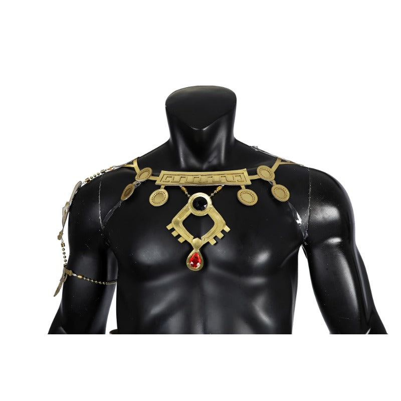 Halloweez Ganondorf Tears of the Kingdom Cosplay Costume Set for Men - Ultimate Halloween Carnival Look