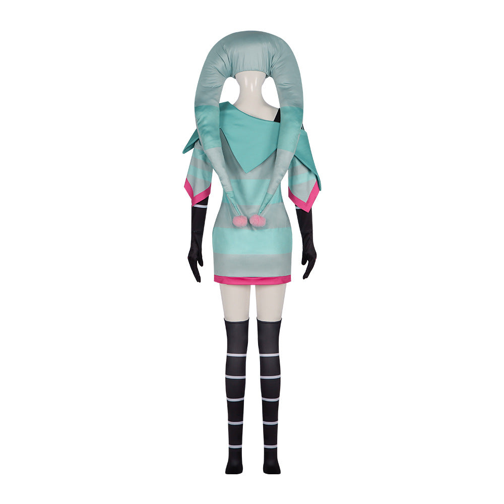 Hell Hotel Fizzarolli Cosplay Costume Hazbin Hotel Fizzarolli Dress Stage Performance Clothing