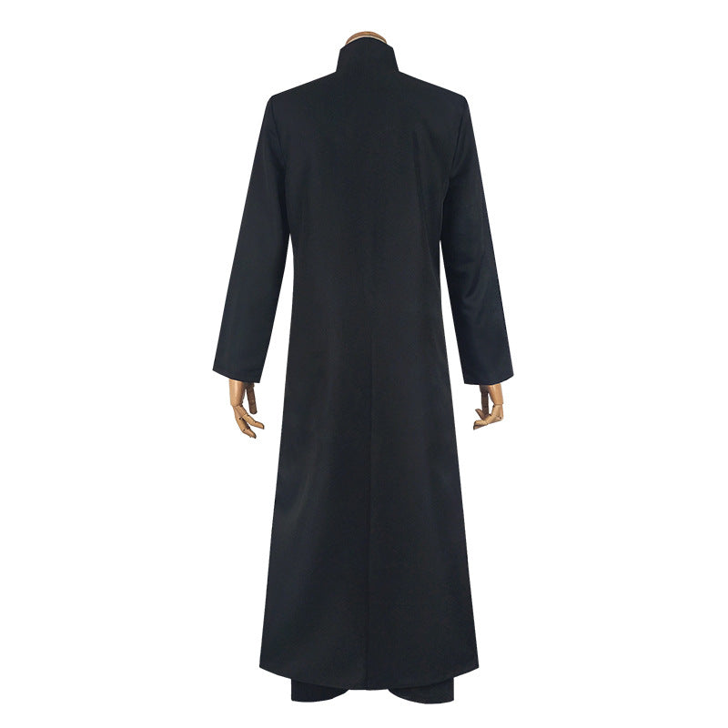 The Matrix Resurrections Neo Cosplay Costume Full Set for Role Play - Halloweez