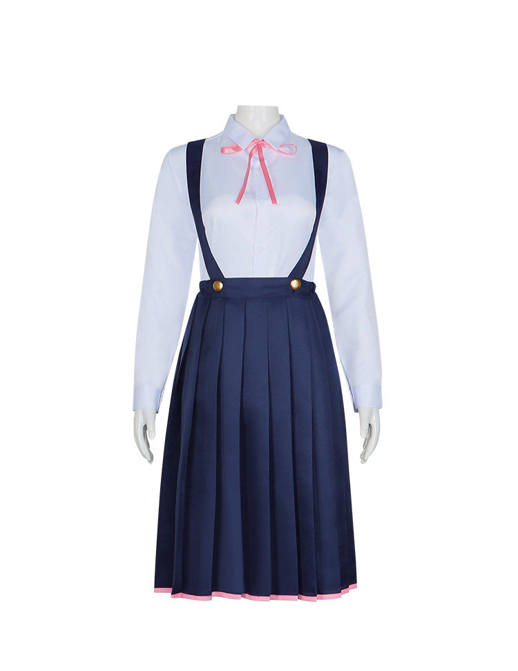 Don't Toy with Me, Miss Nagatoro Setsuna Mase JK School Uniform Cosplay Full Set Sailor Suit - Halloweez