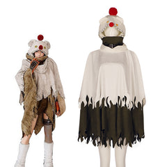 Final Fantasy VII Yuffie Kisaragi Cosplay Costume - Yuffie Kisaragi Moguri Cloak Retro Short Skirt for Halloween - Halloweez