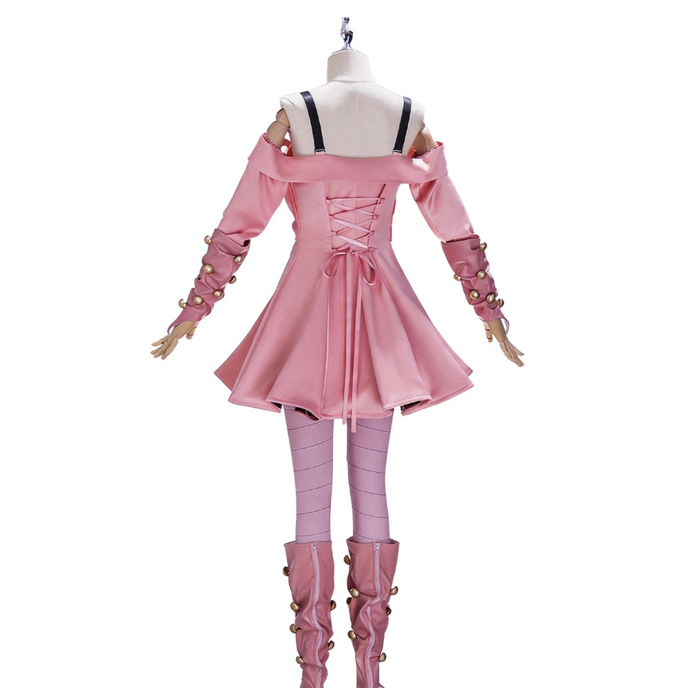JoJo's Bizarre Adventure Steel Ball Run Lucy Steel Cosplay Costume, Complete Lucy Steel Outfit - Halloweez