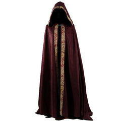 Medieval Church Clergy Loose Cloak Cape Gold Trim 5 Colors Long Cloak Ready Stock - Halloweez