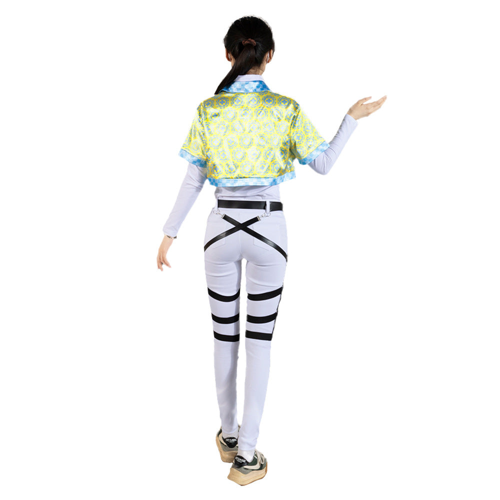 Vtuber Nijisanji Hero Group Hiiro Mai Naru Cosplay Costume for Anime Game Fans - Halloweez