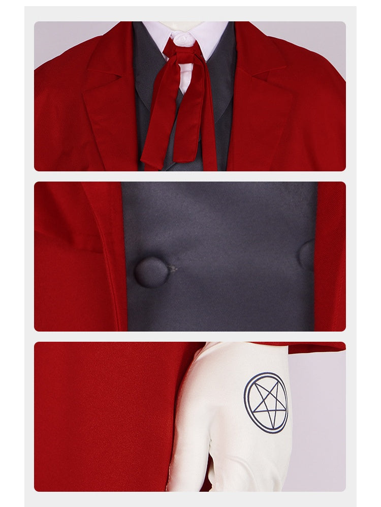 Herushingu Hellsing Alucard Cosplay Costume - Royal Order of Protestant Knights Anime Outfit - Halloweez