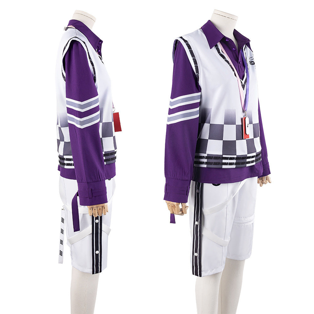 Rainbow Club vtuber ROF-MAO Fuwa Minato Anime Cosplay Sportswear Unisex Set - Halloweez