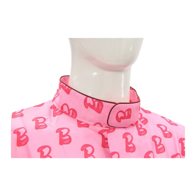 2023 Movie Bbie Cosplay Costume - Live-Action Movie Bbie Dress and Leggings Full Set - Halloweez