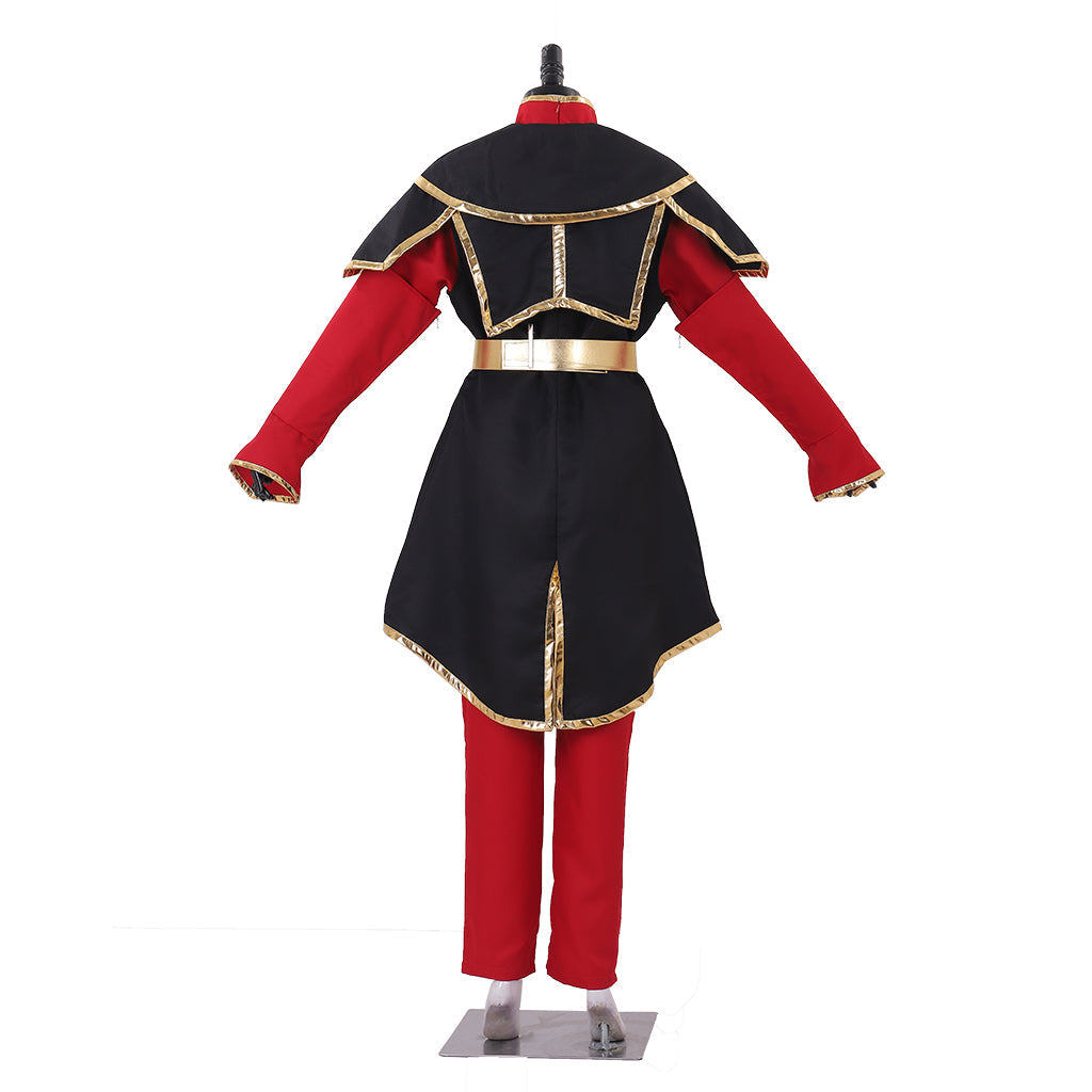 Halloweez Azula Cosplay Costume – Deluxe Fire Nation Princess Warrior Ensemble - Halloweez