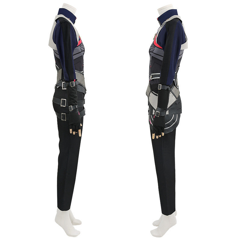 Rainbow vtuber Lauren Iroas Anniversary Anime Cosplay Costume Set - Nijisanji Collection - Halloweez