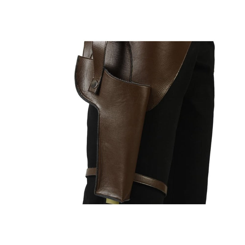 Halloweez Han Solo Cosplay Set - Jacket, Pants, Belt for Star Wars Fans - Halloweez
