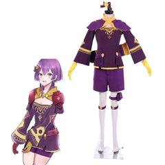 Bernadetta Cosplay Game Fire Emblem Costume Women Fantasia Purple Battle Uniform Suit Halloween Party Warrior Disguise Outfits - Coscosmos