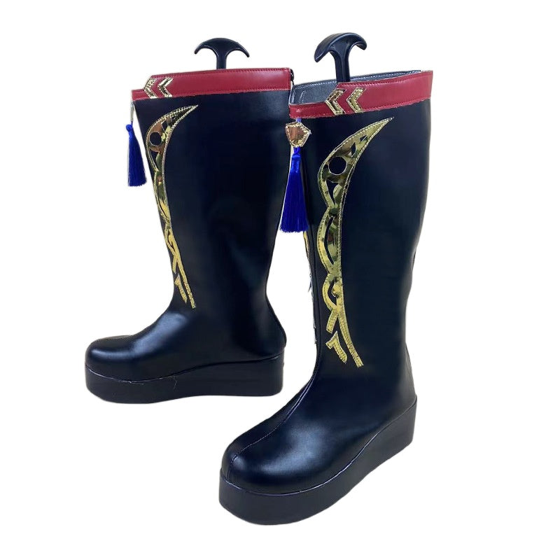 1735 Nine Provinces Divine Fate Li Shen Cosplay Boots Anime Exhibition Performance Shoes - Halloweez