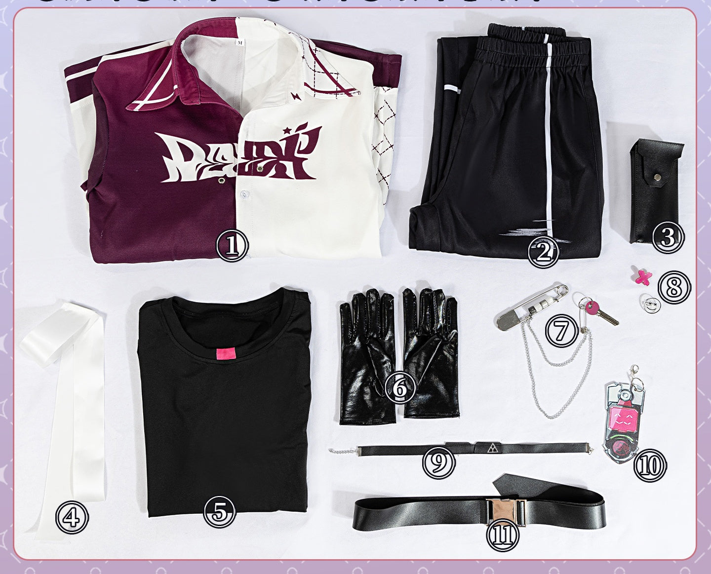 Vtuber Nijisanji Hero Group Sasaki Ichitetsu Cosplay Costume for Anime Game Fans - Halloweez