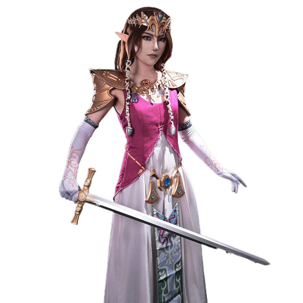 Twilight Princess Zelda Cosplay Costume - The Legend of Zelda: Twilight Princess Game Dress for Halloween - Halloweez