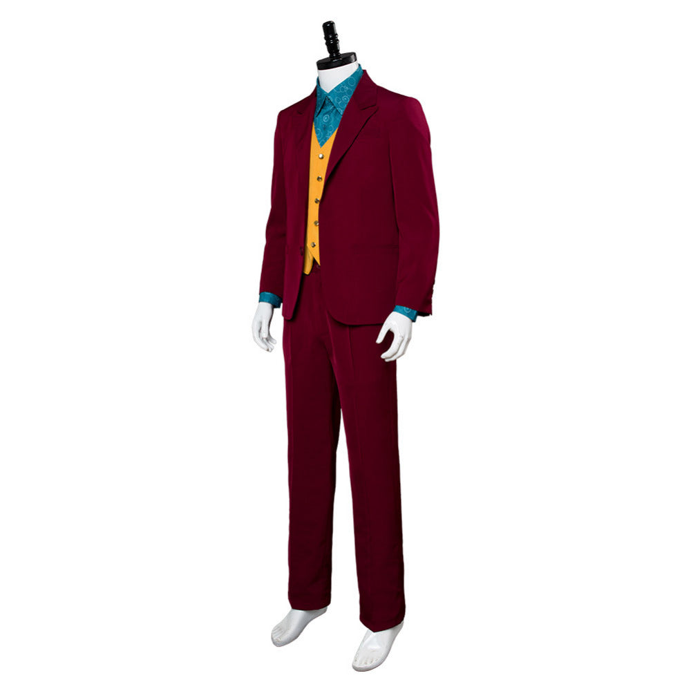 Joker Origin Full Set Cosplay Costume Men's Horror Suit - Arthur Fleck / Joker Outfit - Halloweez