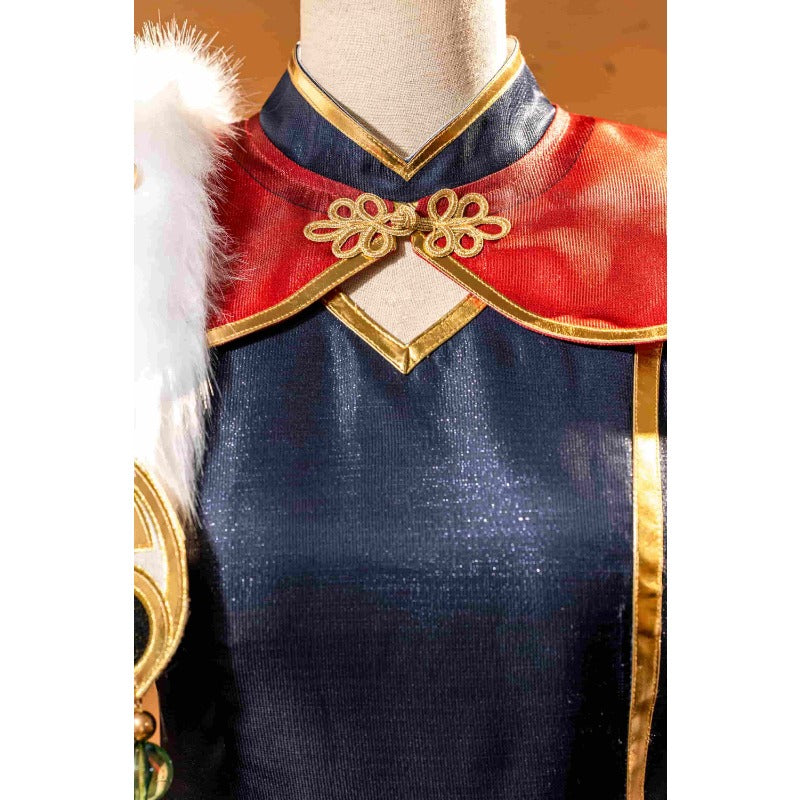 Costume de combat de cosplay Halloweez Gwen - Robe pour femme pour jeu de rôle d'Halloween