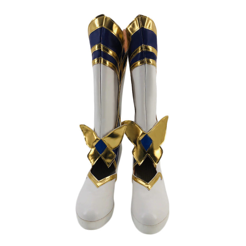Honor of Kings Diaochan Golden Midsummer Night Cosplay Shoes for Game Lovers - Halloweez