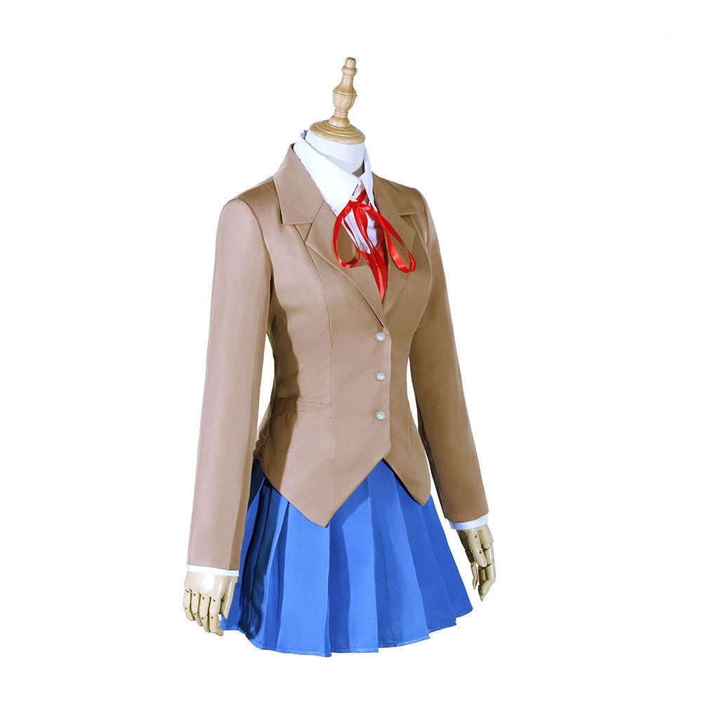 Doki Doki Literature Club Monika Cosplay Costume - High Quality Game Character Outfit - Halloweez
