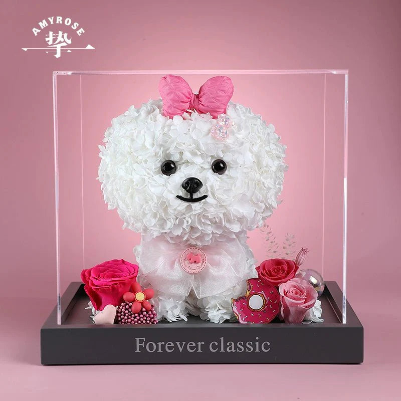 Bichon Frise Creative Figurine - A Perfect Teacher's Day, Birthday, Valentine’s Day, and Wedding Gift - Coscosmos