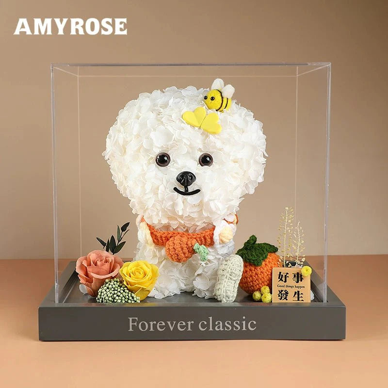 Bichon Frise Creative Figurine - A Perfect Teacher's Day, Birthday, Valentine’s Day, and Wedding Gift - Coscosmos