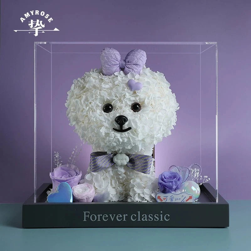 Bichon Frise Creative Figurine - A Perfect Teacher's Day, Birthday, Valentine’s Day, and Wedding Gift - Coscosmos