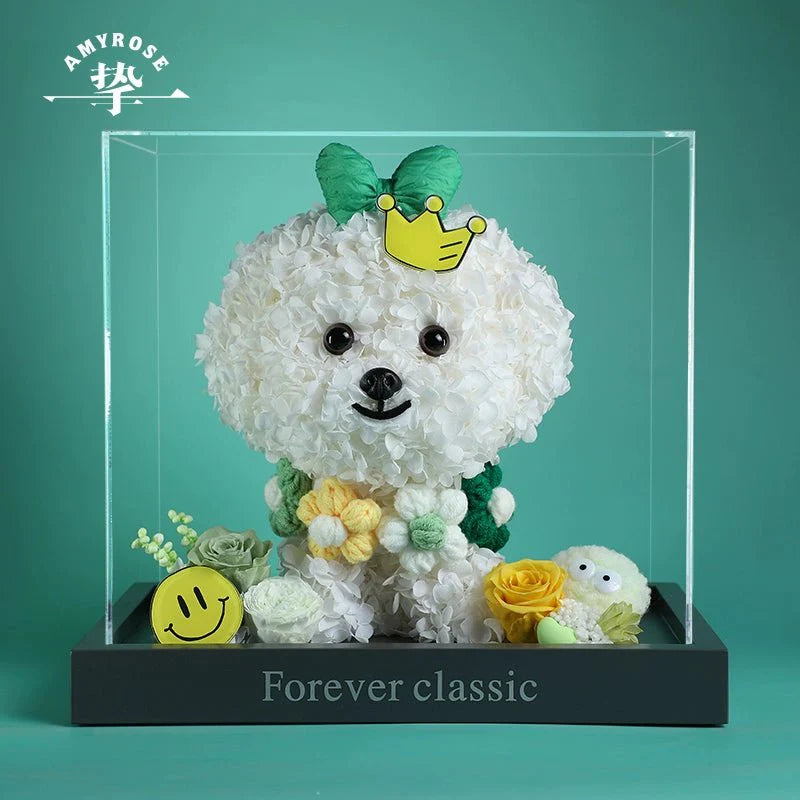 Bichon Frise Creative Figurine - A Perfect Teacher's Day, Birthday, Valentine’s Day, and Wedding Gift - Coscosmos