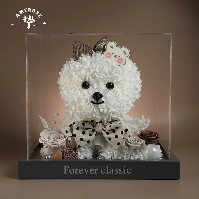 Bichon Frise Creative Figurine - A Perfect Teacher's Day, Birthday, Valentine’s Day, and Wedding Gift - Coscosmos