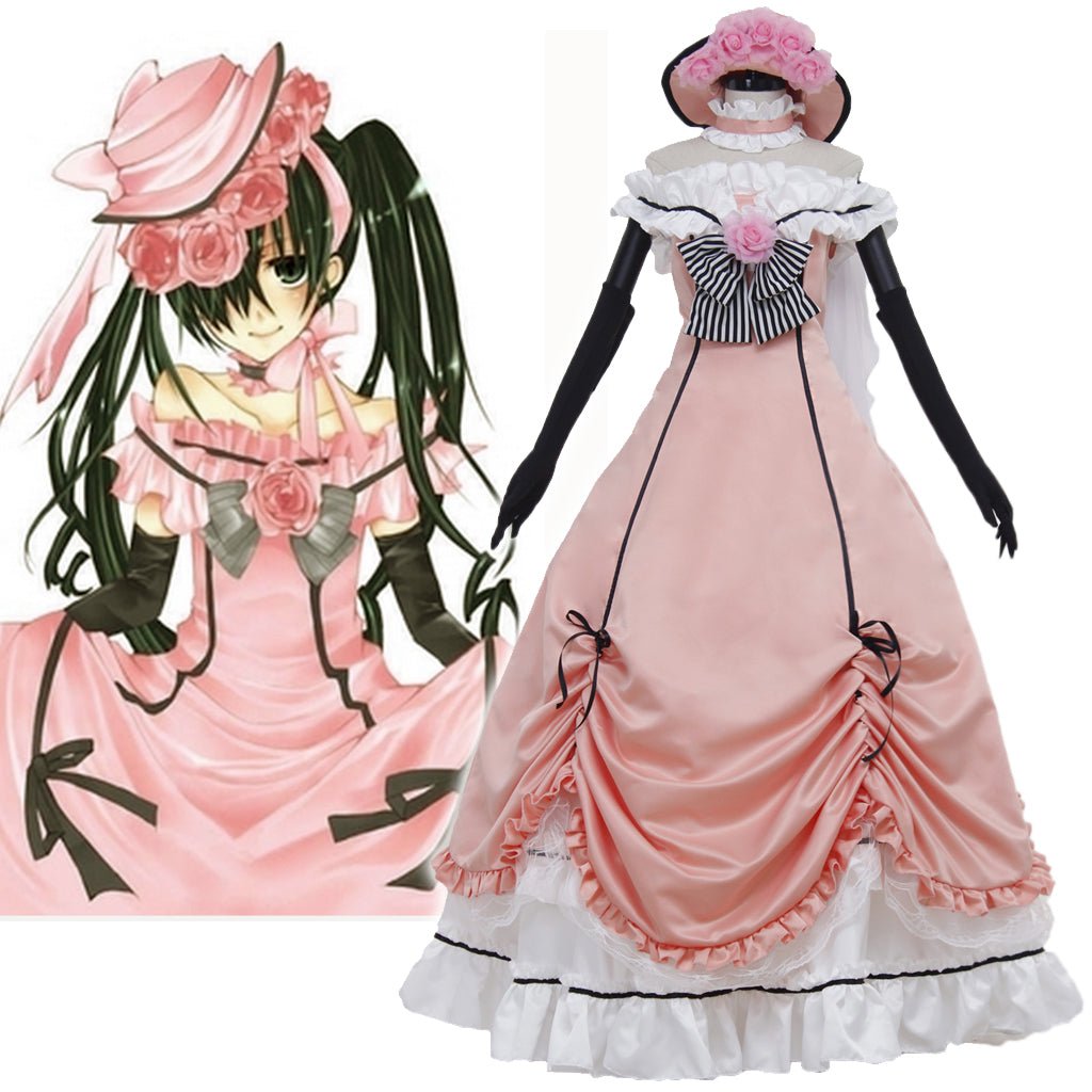 Black Butler Ciel Phantomhive Cosplay Dress – Elegant Victorian Court Costume - Coscosmos