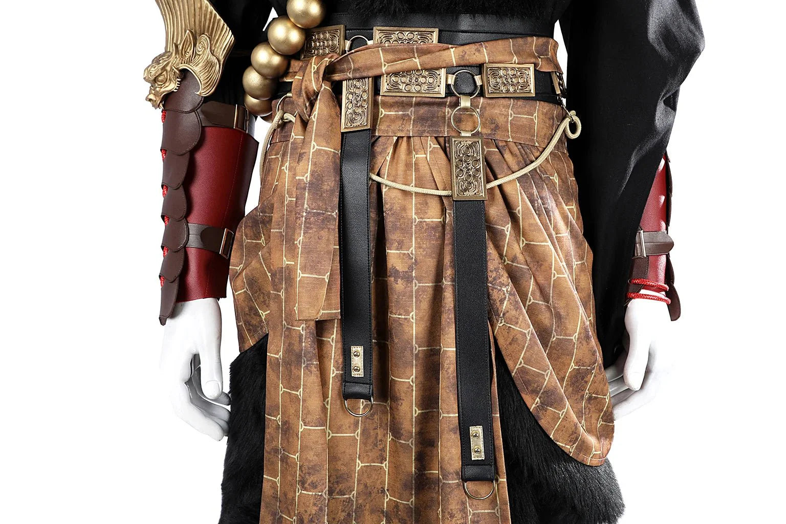 Black Myth Wukong Cosplay Costume | Premium Black Robe Full Set - Coscosmos