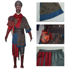 Black Myth: Wukong Cosplay Costume | The Destined One Masked Warrior Outfit for Halloween & Anime Expos - Coscosmos