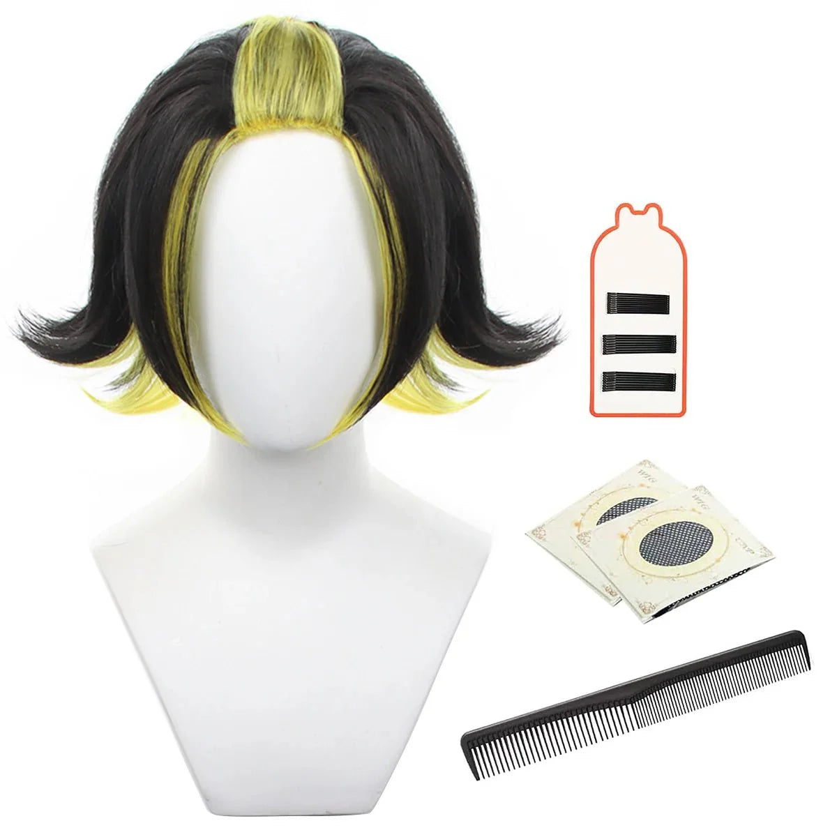 Halloweez Blue Lock Bachira Anime Cosplay Wig for Football Player with Adjustable Size and Heat Resistance - Halloweez