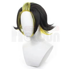 Halloweez Blue Lock Bachira Anime Cosplay Wig for Football Player with Adjustable Size and Heat Resistance - Halloweez