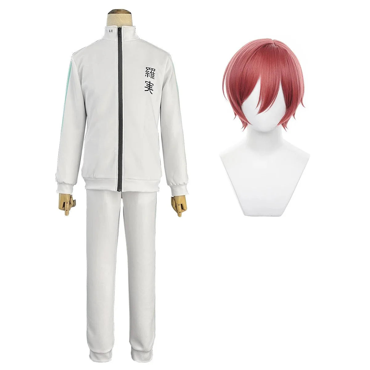 Halloweez Blue Lock Anime Chigiri Cosplay Costume with Full-Zip Tracksuit and Synthetic Fibers - Halloweez