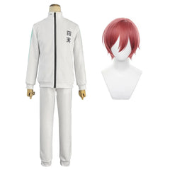 Halloweez Blue Lock Anime Chigiri Cosplay Costume with Full-Zip Tracksuit and Synthetic Fibers - Halloweez