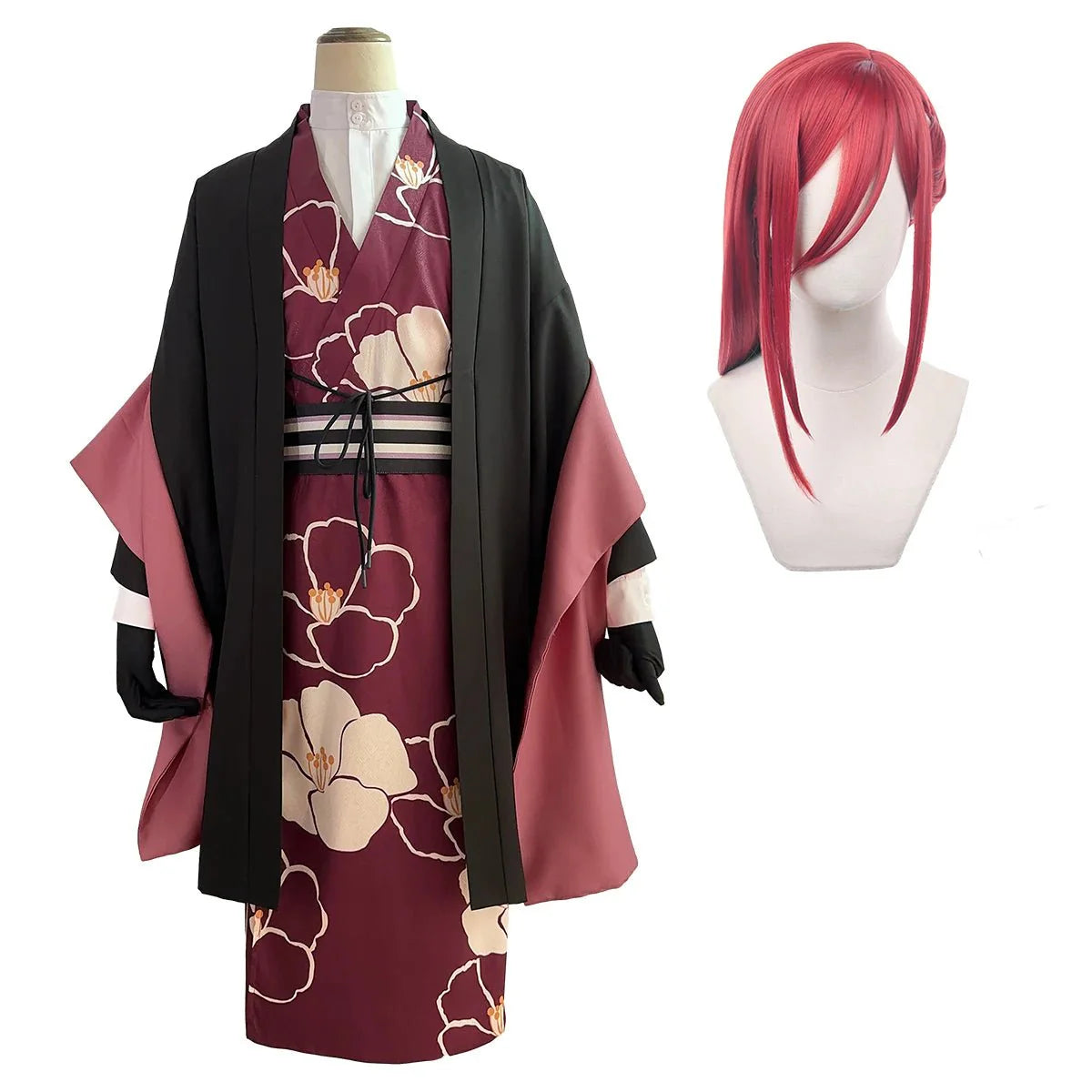 Blue Lock Anime Chigiri Cosplay Kimono Romantic Series Wig Rose Net Synthetic Fibers Adjustable Size Halloween Christmas - Coscosmos