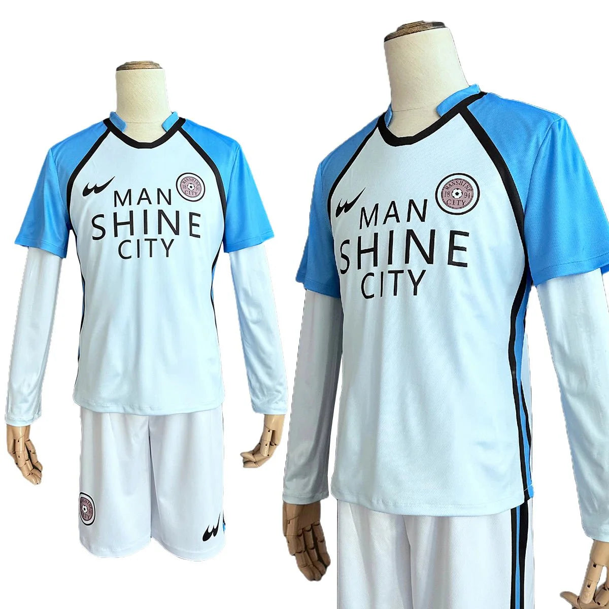 Blue Lock Anime Cosplay Costume Wig MAN SHINE CITY Nagi Reo Mikage Chigiri Rose Net Football Soccer Uniform Daily Sport - Coscosmos