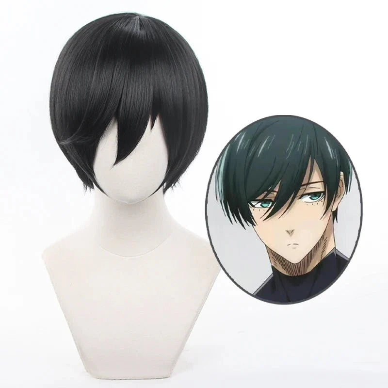 Halloweez Blue Lock Anime Cosplay Wig - Authentic Look for Isagi, Yoichi, Bachira, and More - Halloweez