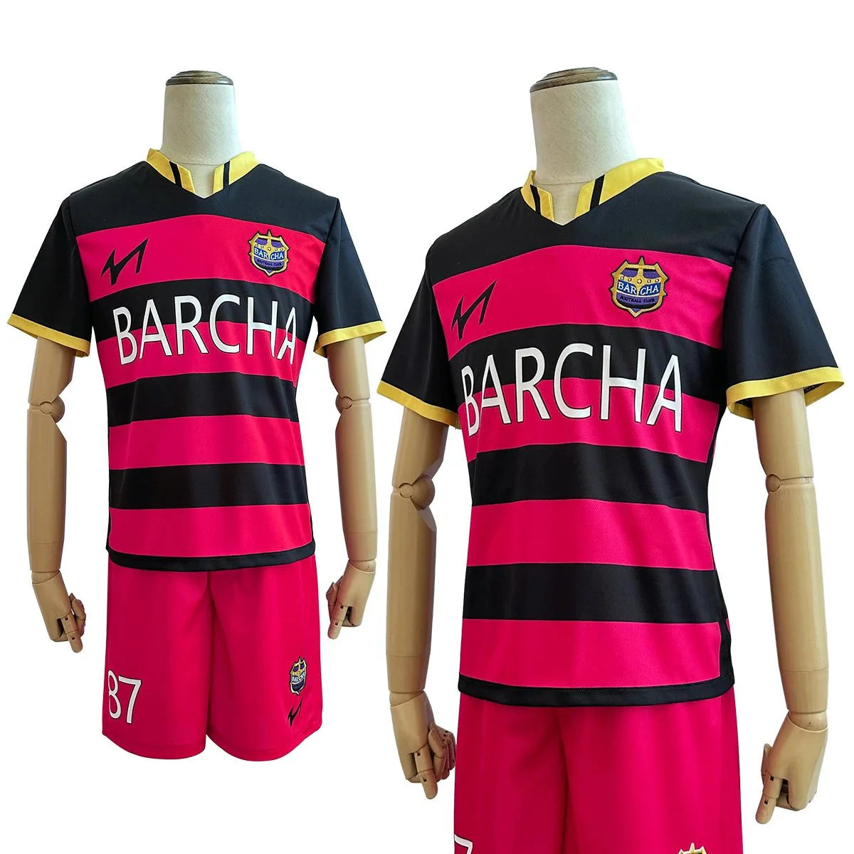 Halloweez Blue Lock Anime FC Barcha Bachira Otoya Cosplay Costume Wig Football Uniform Halloween 3PCS Set - Halloweez