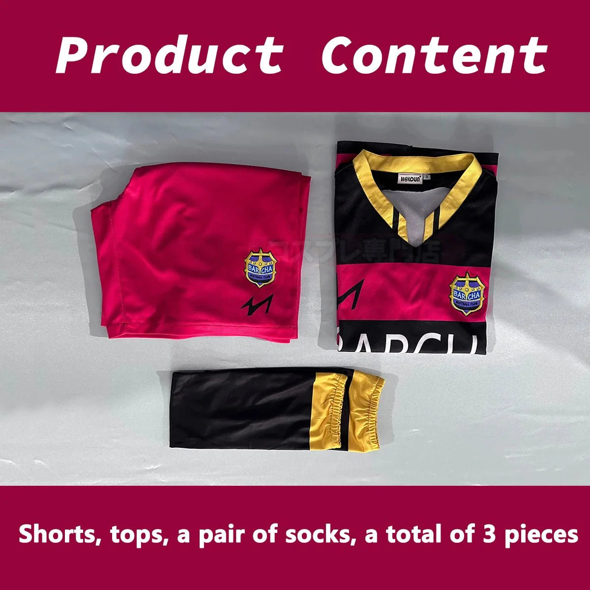 Halloweez Blue Lock Anime FC Barcha Bachira Otoya Cosplay Costume Wig Football Uniform Halloween 3PCS Set - Halloweez