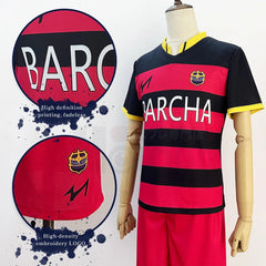 Halloweez Blue Lock Anime FC Barcha Bachira Otoya Cosplay Costume Wig Football Uniform Halloween 3PCS Set - Halloweez
