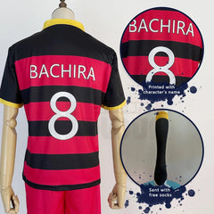 Halloweez Blue Lock Anime FC Barcha Bachira Otoya Cosplay Costume Wig Football Uniform Halloween 3PCS Set - Halloweez